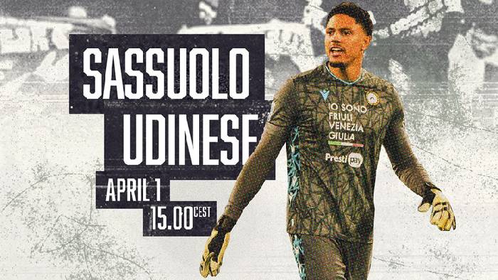 Sassuolo với Udinese, 20h00 ngày 1/4: Đối đầu kịch tính