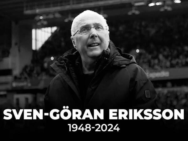 Tin thể thao 27/8: Huyền thoại bóng đá Anh Eriksson qua đời