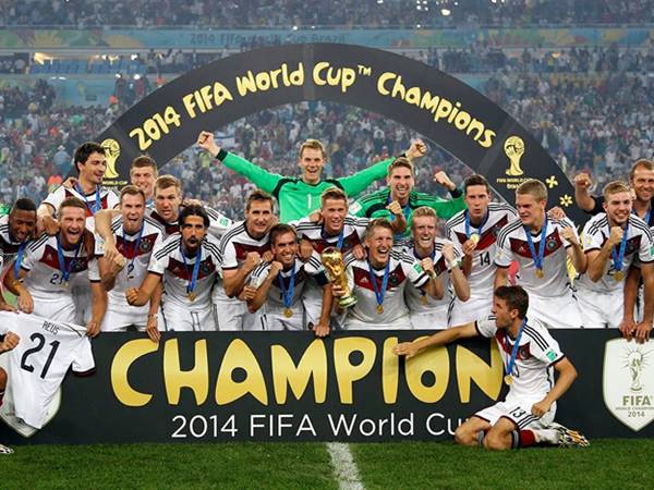 Hành trình vô địch World Cup của Đức qua các năm